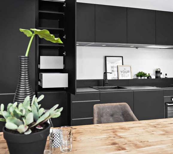 Moderne keuken kopen? bekijk tientallen voorbeelden! arma Moderne zwarte keuken